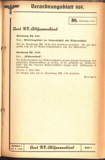 Verordnungsblatt des Reichsstudentenführers 19400520 Seite: 77