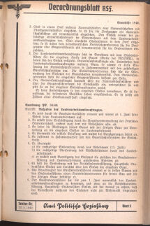 Verordnungsblatt des Reichsstudentenführers 19400523 Seite: 11