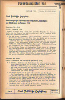 Verordnungsblatt des Reichsstudentenführers 19400523 Seite: 20