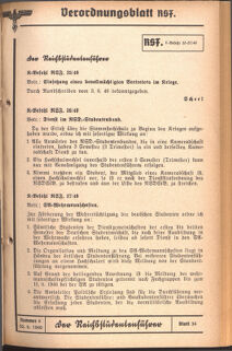 Verordnungsblatt des Reichsstudentenführers 19400620 Seite: 11