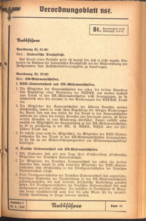 Verordnungsblatt des Reichsstudentenführers 19400620 Seite: 13