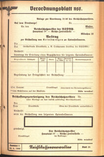 Verordnungsblatt des Reichsstudentenführers 19400620 Seite: 19