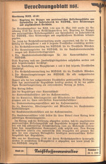 Verordnungsblatt des Reichsstudentenführers 19400620 Seite: 24