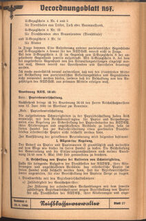 Verordnungsblatt des Reichsstudentenführers 19400620 Seite: 25