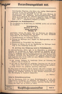 Verordnungsblatt des Reichsstudentenführers 19400620 Seite: 27