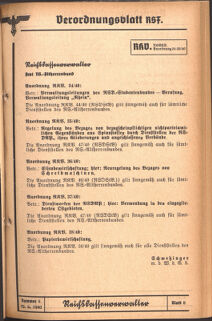 Verordnungsblatt des Reichsstudentenführers 19400620 Seite: 29