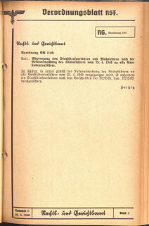 Verordnungsblatt des Reichsstudentenführers 19400620 Seite: 37