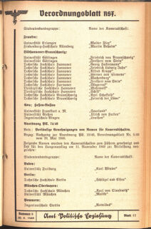 Verordnungsblatt des Reichsstudentenführers 19400620 Seite: 43