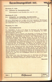 Verordnungsblatt des Reichsstudentenführers 19400620 Seite: 54