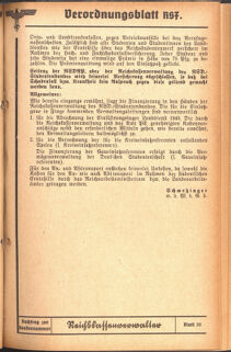 Verordnungsblatt des Reichsstudentenführers 19400620 Seite: 69