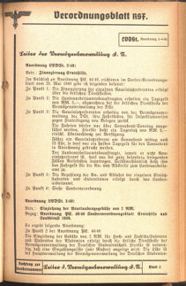 Verordnungsblatt des Reichsstudentenführers 19400620 Seite: 71