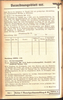 Verordnungsblatt des Reichsstudentenführers 19400620 Seite: 72