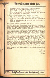 Verordnungsblatt des Reichsstudentenführers 19400720 Seite: 21