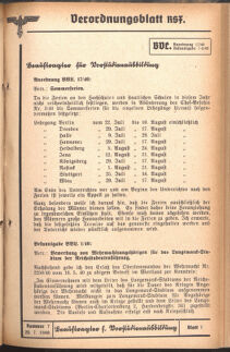 Verordnungsblatt des Reichsstudentenführers 19400720 Seite: 25