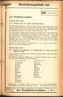 Verordnungsblatt des Reichsstudentenführers 19400720 Seite: 9