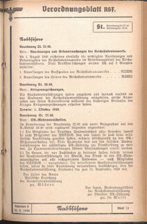 Verordnungsblatt des Reichsstudentenführers 19400830 Seite: 19