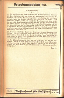 Verordnungsblatt des Reichsstudentenführers 19400830 Seite: 30