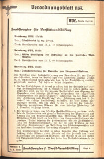 Verordnungsblatt des Reichsstudentenführers 19400830 Seite: 33