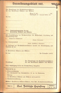 Verordnungsblatt des Reichsstudentenführers 19400830 Seite: 46