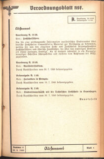 Verordnungsblatt des Reichsstudentenführers 19400830 Seite: 61