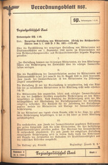 Verordnungsblatt des Reichsstudentenführers 19400830 Seite: 63