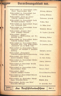 Verordnungsblatt des Reichsstudentenführers 19400930 Seite: 5