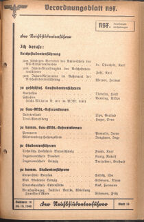 Verordnungsblatt des Reichsstudentenführers 19401030 Seite: 3