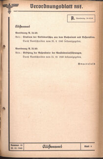 Verordnungsblatt des Reichsstudentenführers 19401030 Seite: 5