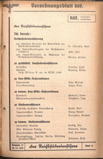 Verordnungsblatt des Reichsstudentenführers 19401030 Seite: 7