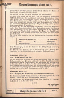 Verordnungsblatt des Reichsstudentenführers 19401130 Seite: 23