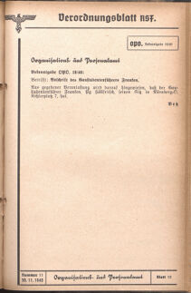 Verordnungsblatt des Reichsstudentenführers 19401130 Seite: 31