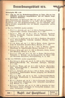 Verordnungsblatt des Reichsstudentenführers 19401130 Seite: 34