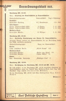 Verordnungsblatt des Reichsstudentenführers 19401130 Seite: 41