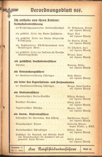 Verordnungsblatt des Reichsstudentenführers 19401130 Seite: 5