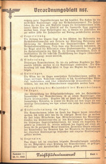 Verordnungsblatt des Reichsstudentenführers 19401130 Seite: 61