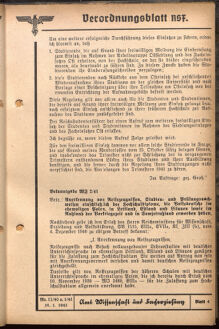 Verordnungsblatt des Reichsstudentenführers 19410115 Seite: 107