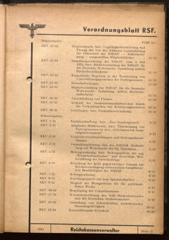 Verordnungsblatt des Reichsstudentenführers 19410115 Seite: 11