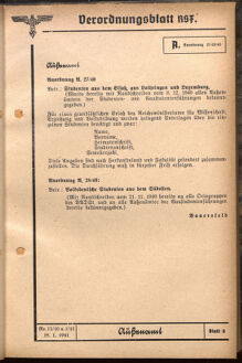 Verordnungsblatt des Reichsstudentenführers 19410115 Seite: 119