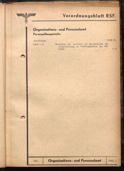 Verordnungsblatt des Reichsstudentenführers 19410115 Seite: 25