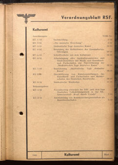 Verordnungsblatt des Reichsstudentenführers 19410115 Seite: 31