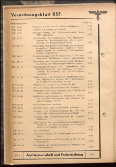 Verordnungsblatt des Reichsstudentenführers 19410115 Seite: 36