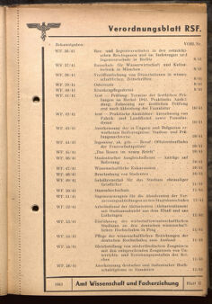 Verordnungsblatt des Reichsstudentenführers 19410115 Seite: 37