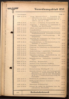 Verordnungsblatt des Reichsstudentenführers 19410115 Seite: 49