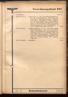 Verordnungsblatt des Reichsstudentenführers 19410115 Seite: 53