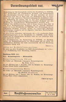 Verordnungsblatt des Reichsstudentenführers 19410115 Seite: 74