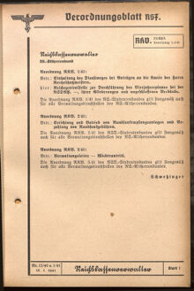 Verordnungsblatt des Reichsstudentenführers 19410115 Seite: 75