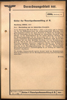 Verordnungsblatt des Reichsstudentenführers 19410115 Seite: 77