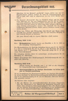 Verordnungsblatt des Reichsstudentenführers 19410115 Seite: 85