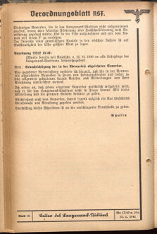 Verordnungsblatt des Reichsstudentenführers 19410115 Seite: 88