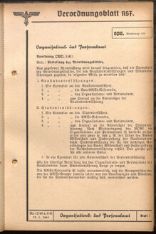 Verordnungsblatt des Reichsstudentenführers 19410115 Seite: 89